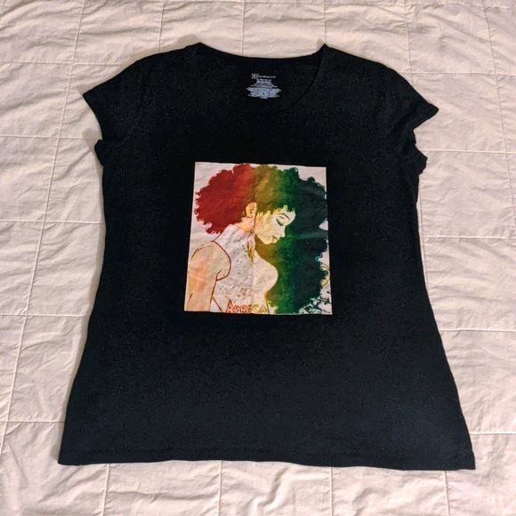 Africa art women's top - Picture 2 of 3